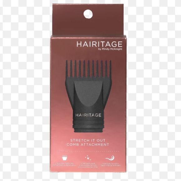 Hairitage Stretch It Out Hair Comb/Tan Raffia Headband & White Scrunchie. NWT - Picture 8 of 14